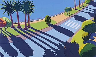 Promenade des Anglais 2013 OI auf Lwd. 120 x200 cm